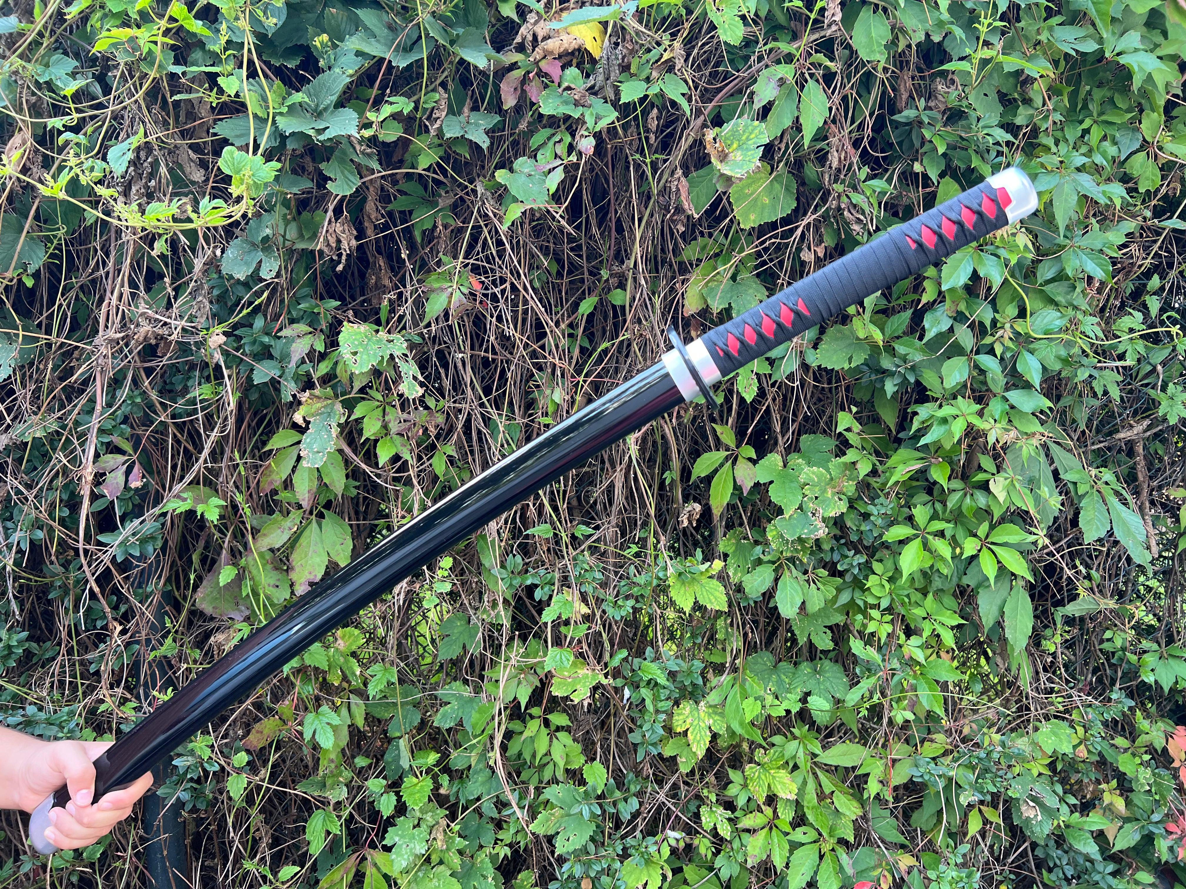 Tanjiro Katana with Bamboo Blade-Demon Slayer (Nichirin): Kimetsu No Yaiba (Pre-order)