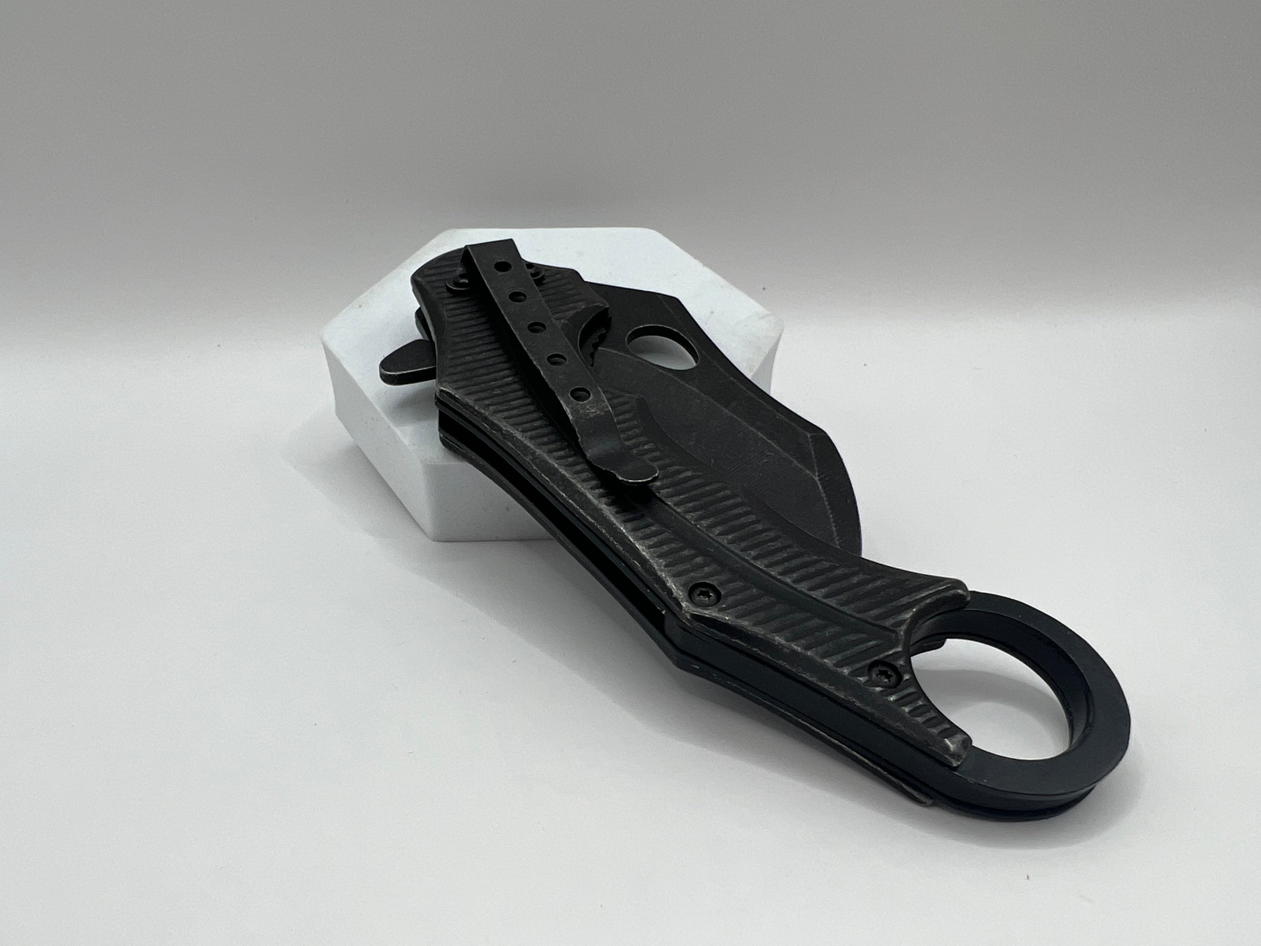 Klappbares Karambit-Taschenmesser - Federunterstütz (CW-H37)