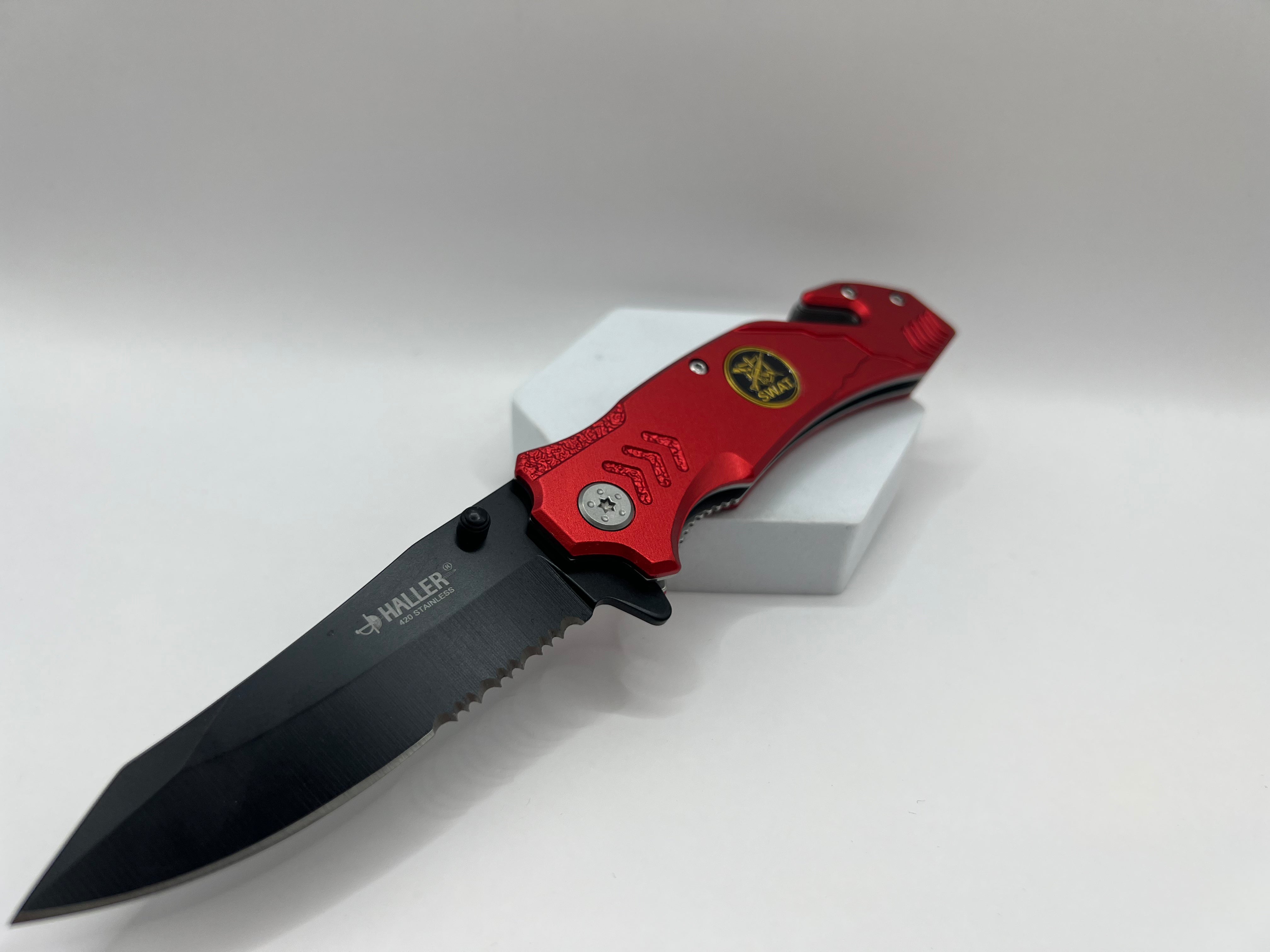 Taktisches Rescue-Taschenmesser V mit federunterstützter Öffnung