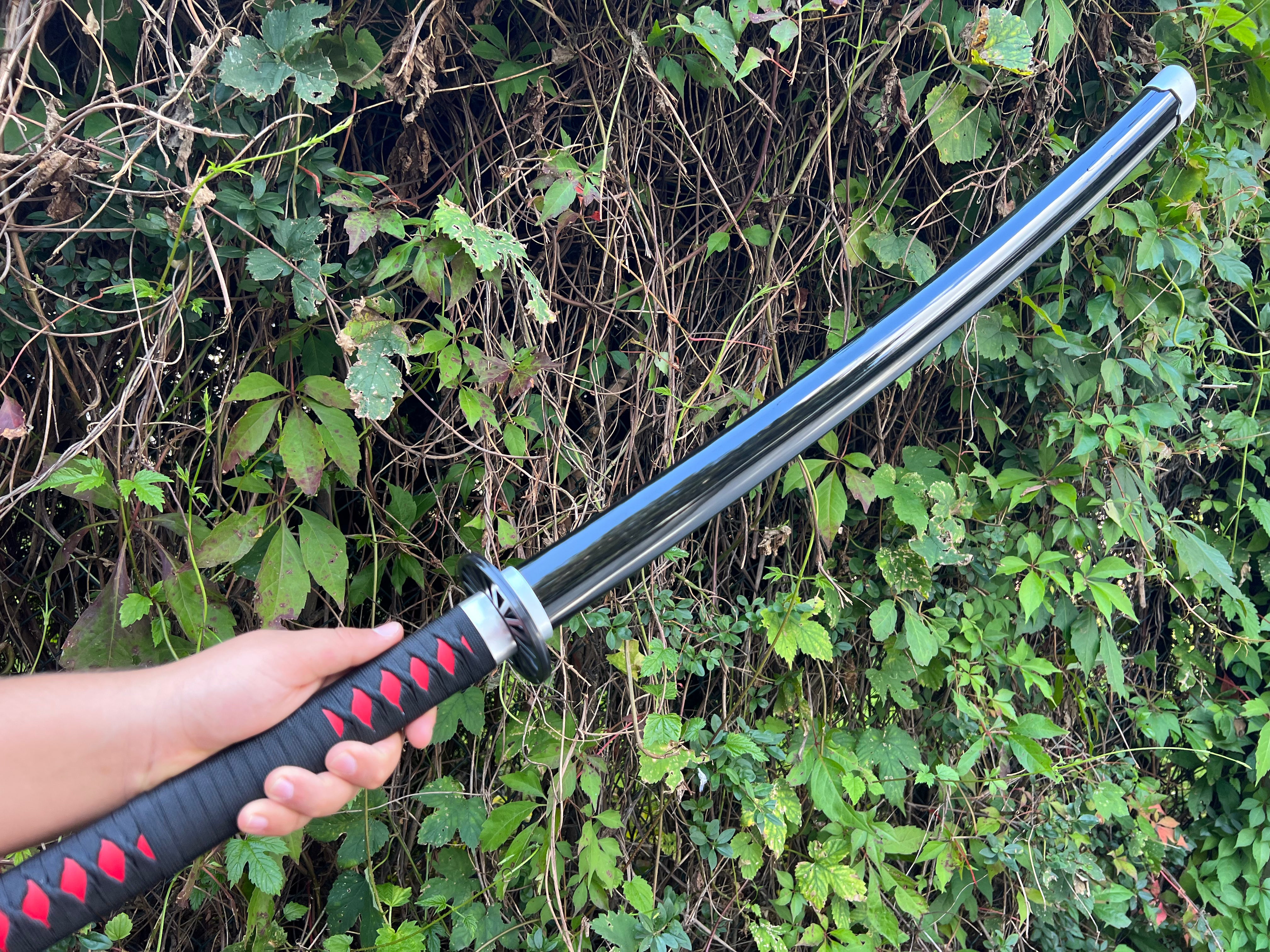 Tanjiro Katana with Bamboo Blade-Demon Slayer (Nichirin): Kimetsu No Yaiba (Pre-order)