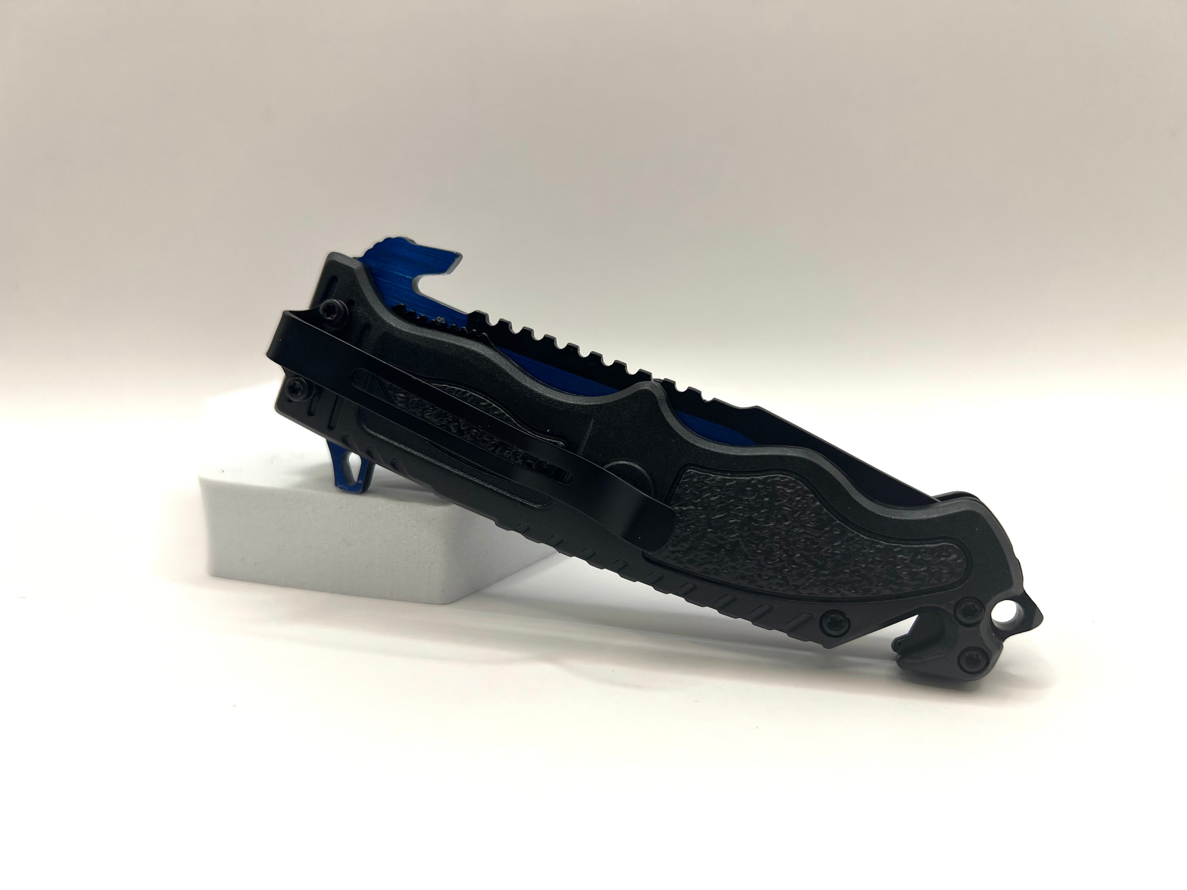 Blaues Federunterstütztes Messer (CW-142-2)