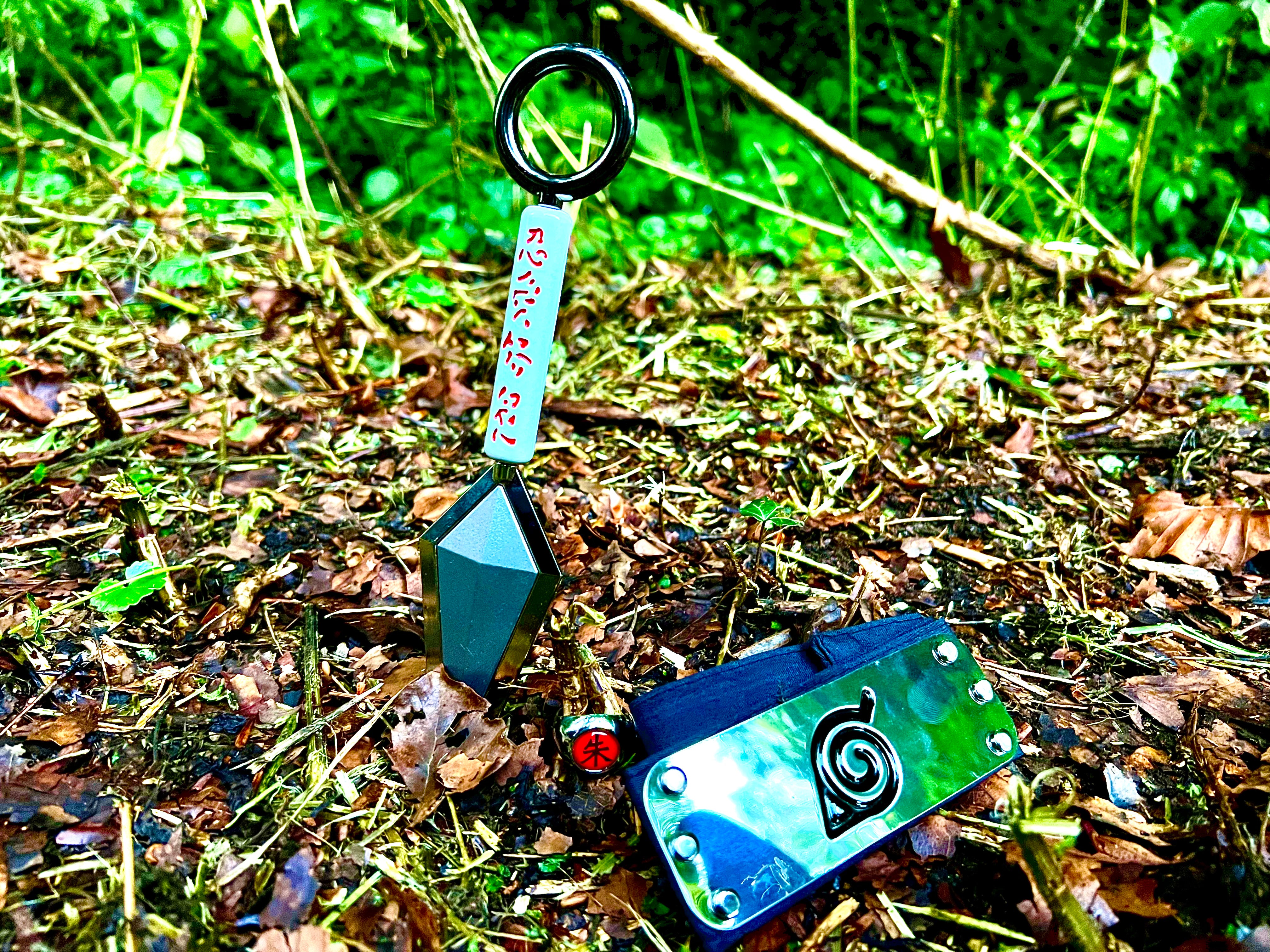 Kunai Set with Headband and Ring - Naruto