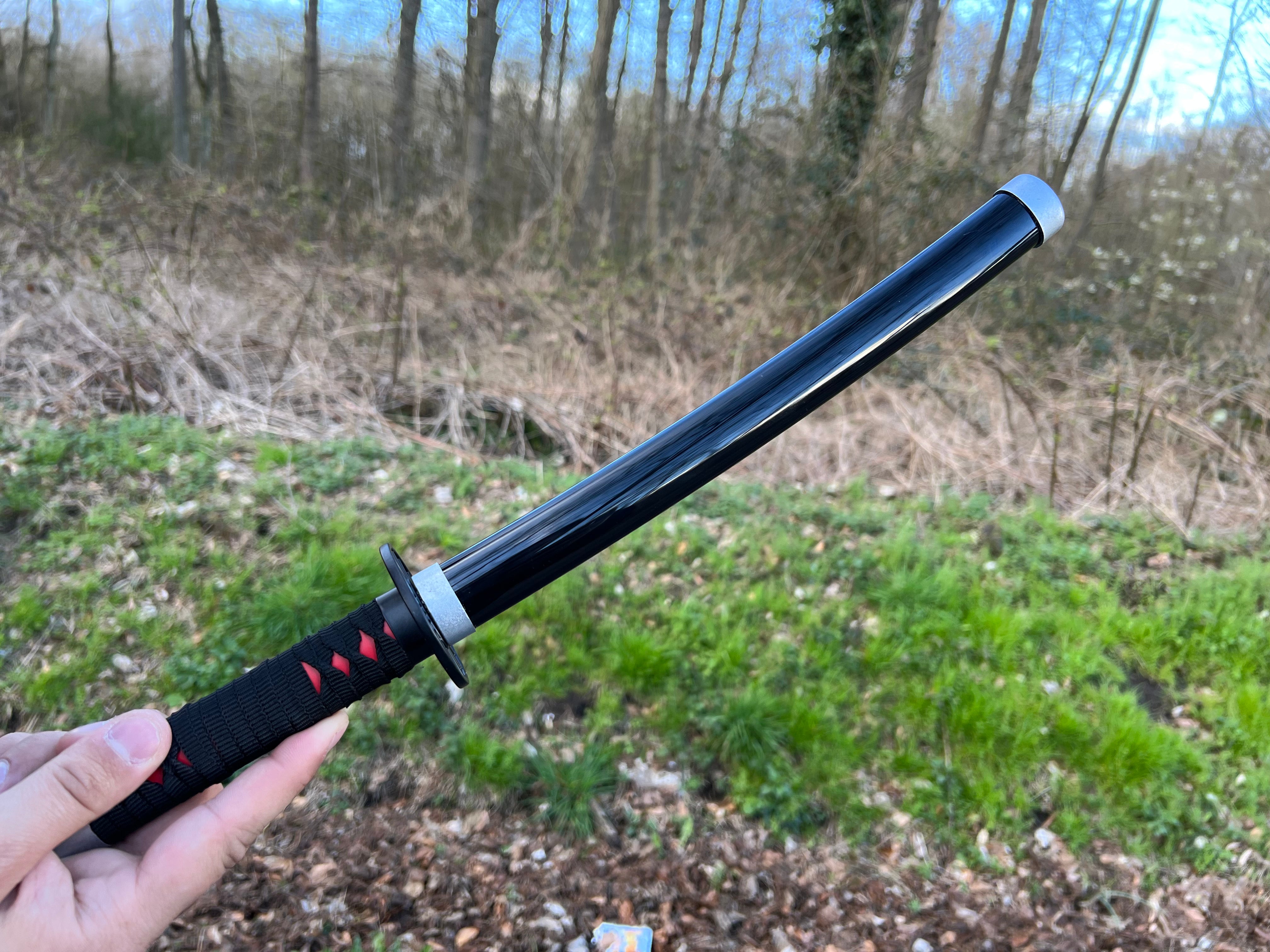 Tanjiro Katana-Demon Slayer (Nichirin) Mini Katana