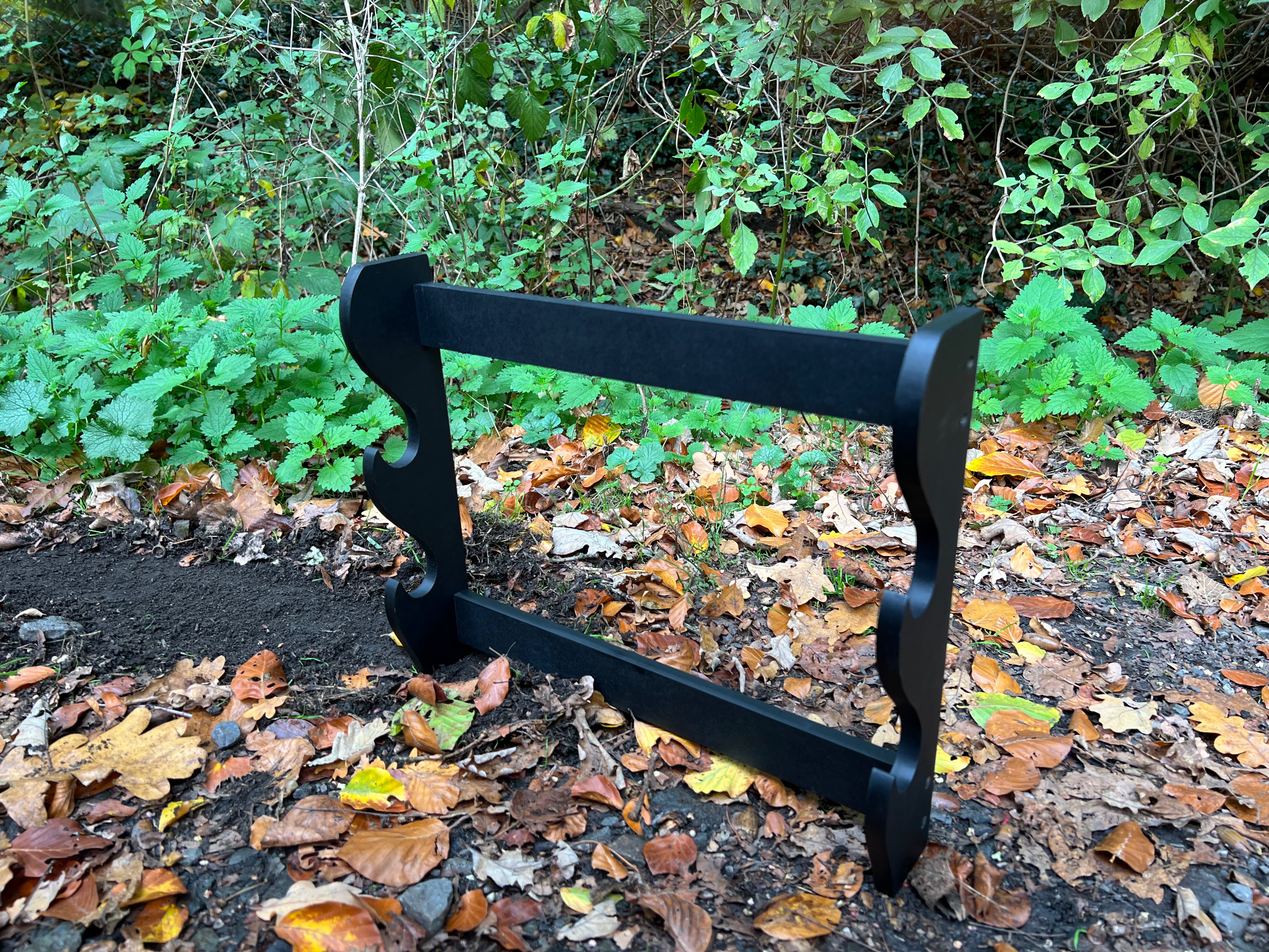 Wall mount for 2 katana/swords