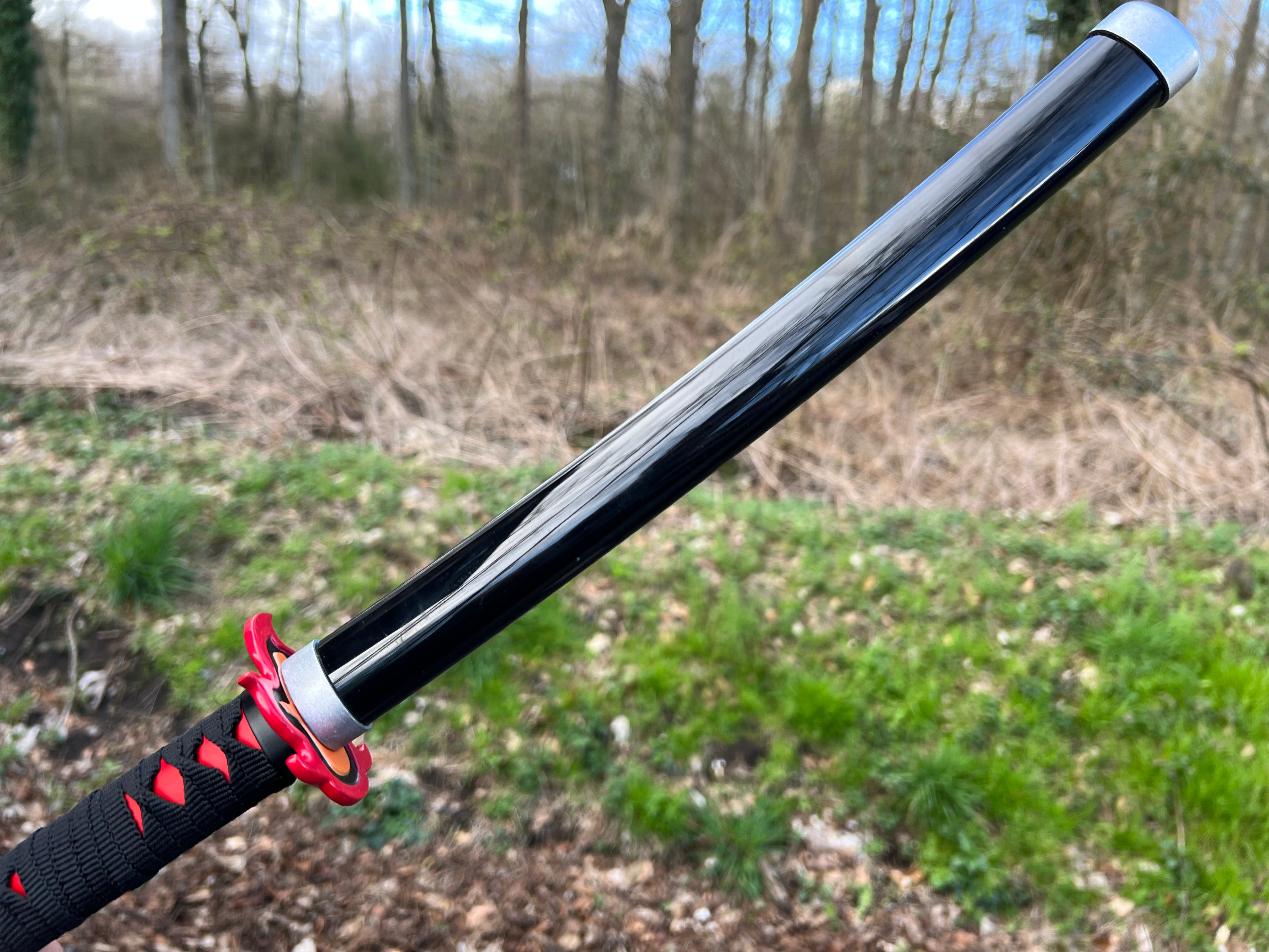 Tanjiro Katana V2 -Demon Slayer (Nichirin)Mini Katana