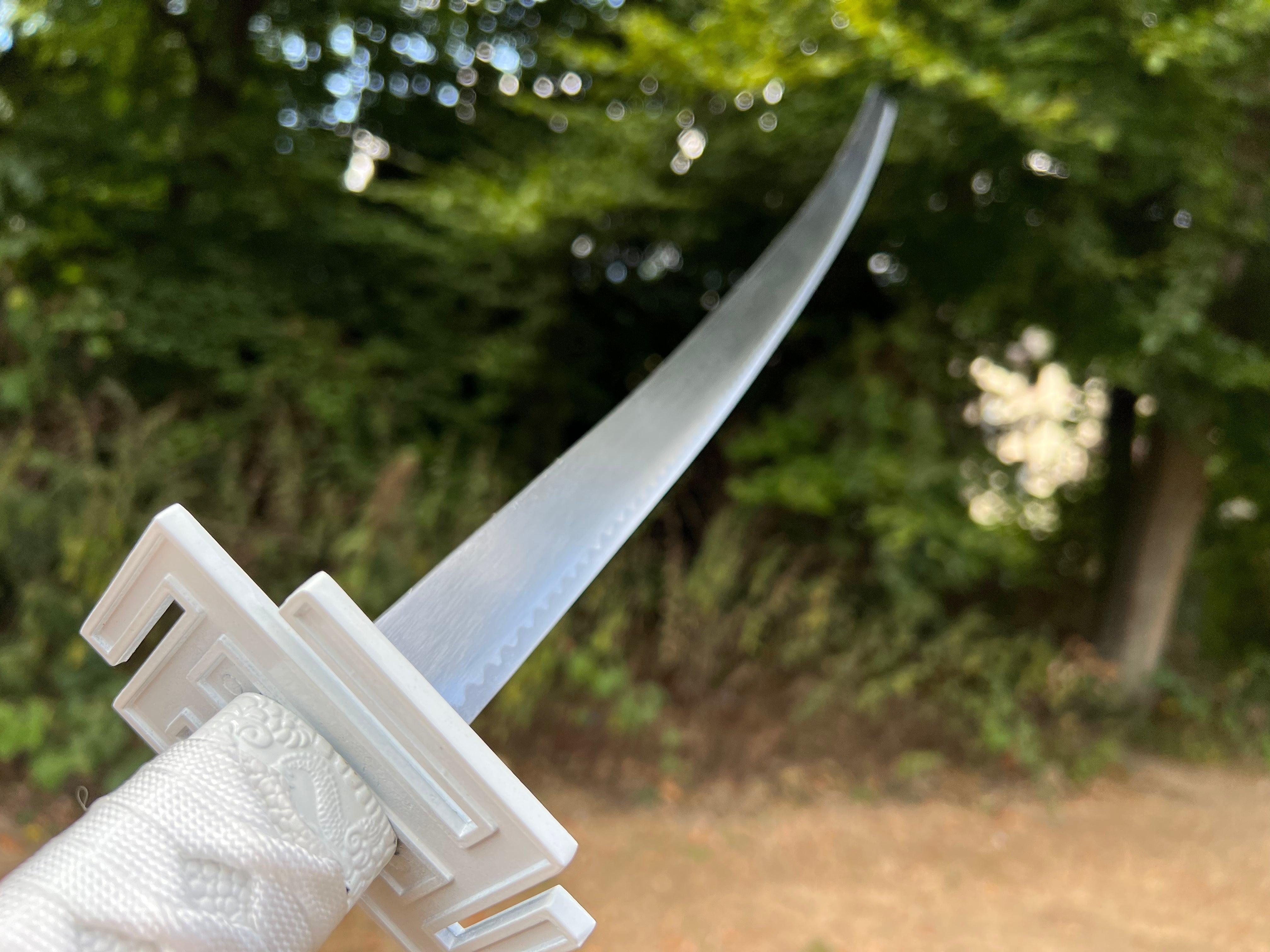 Ichigo Zangetsu Katana in the Bankai Form (White) - Bleach