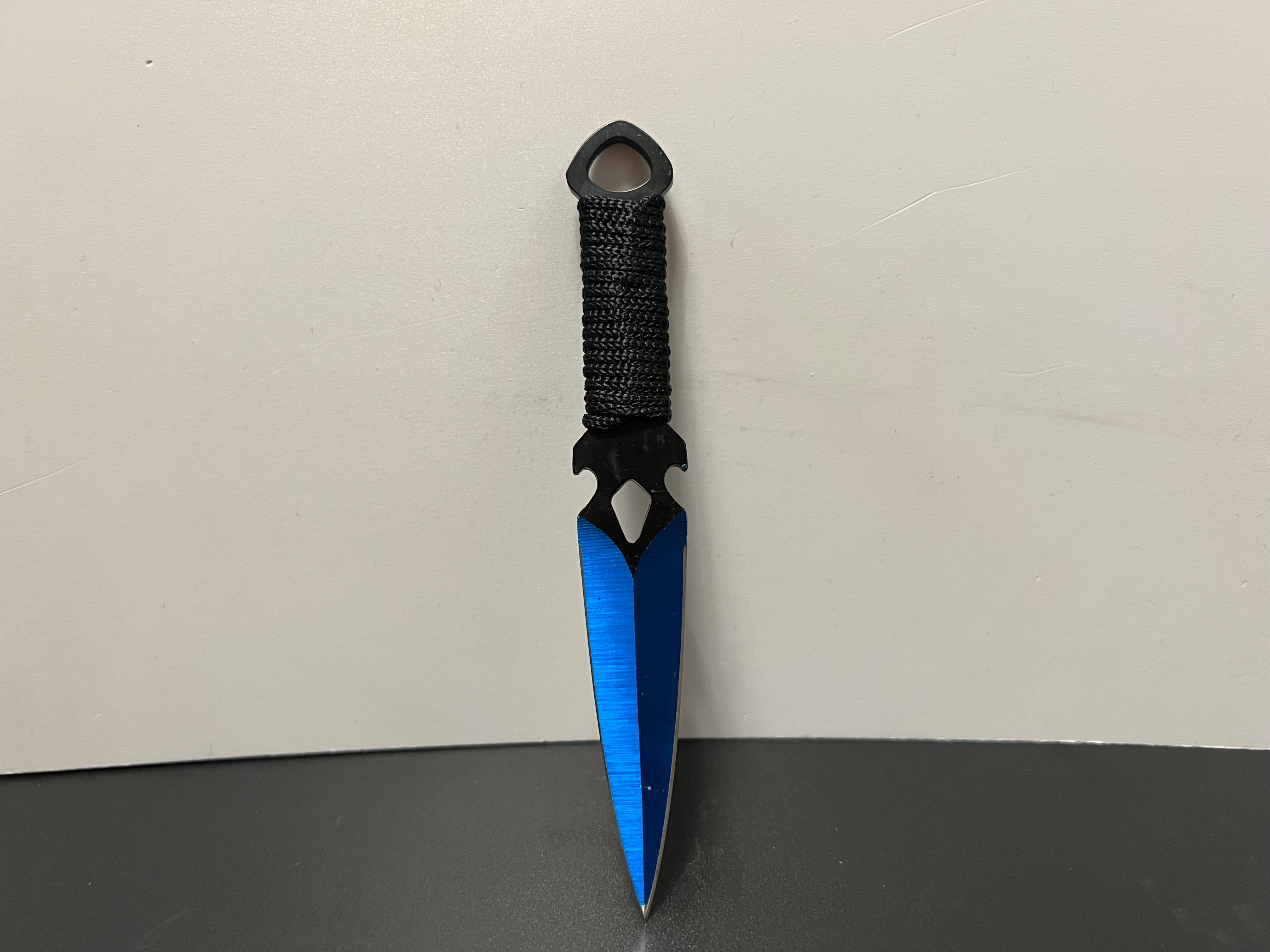 Blue back sword with 2 throwing knives (pre-order)