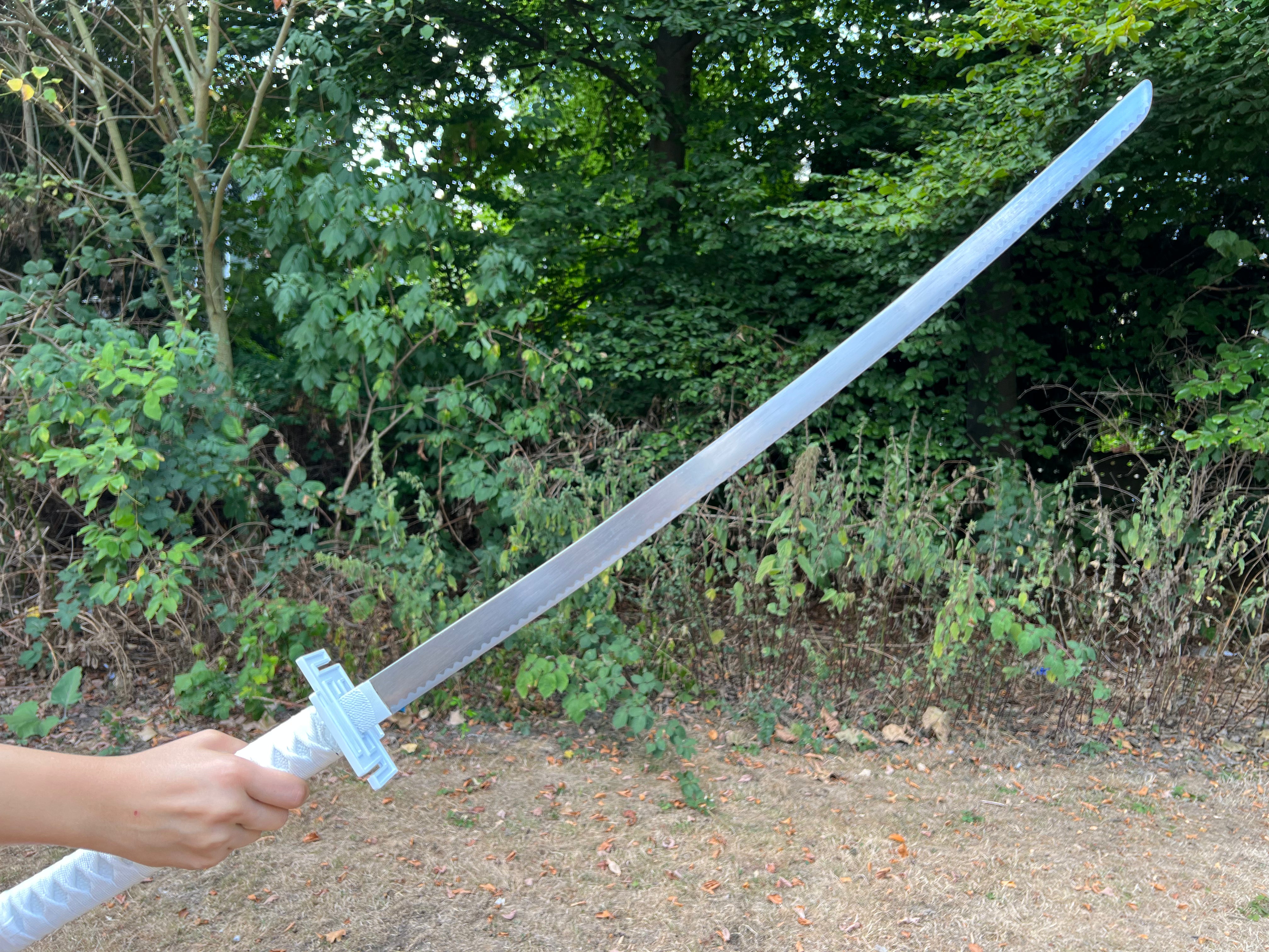 Ichigo Zangetsu Katana in the Bankai Form (White) - Bleach