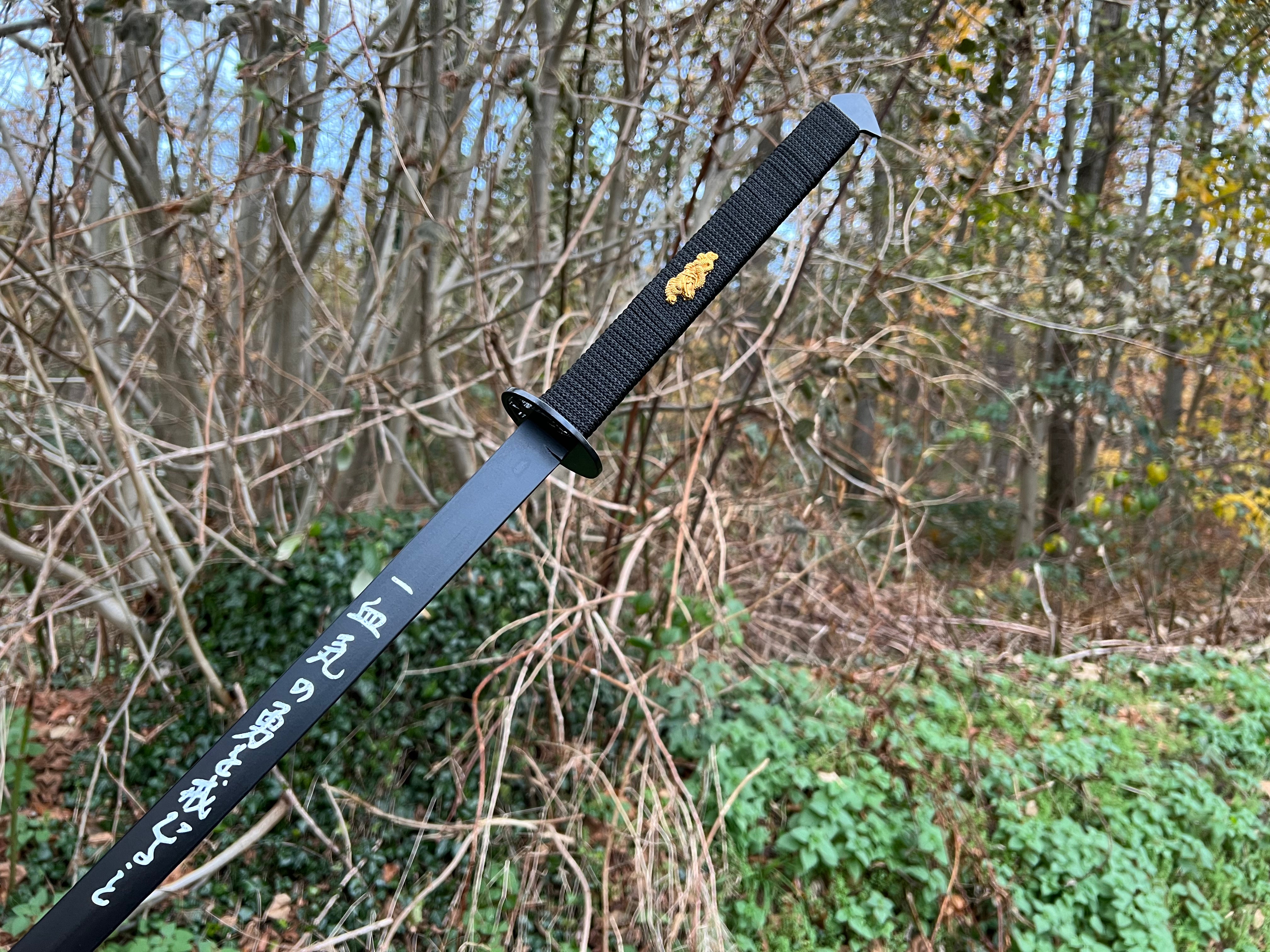 Ninjato in black