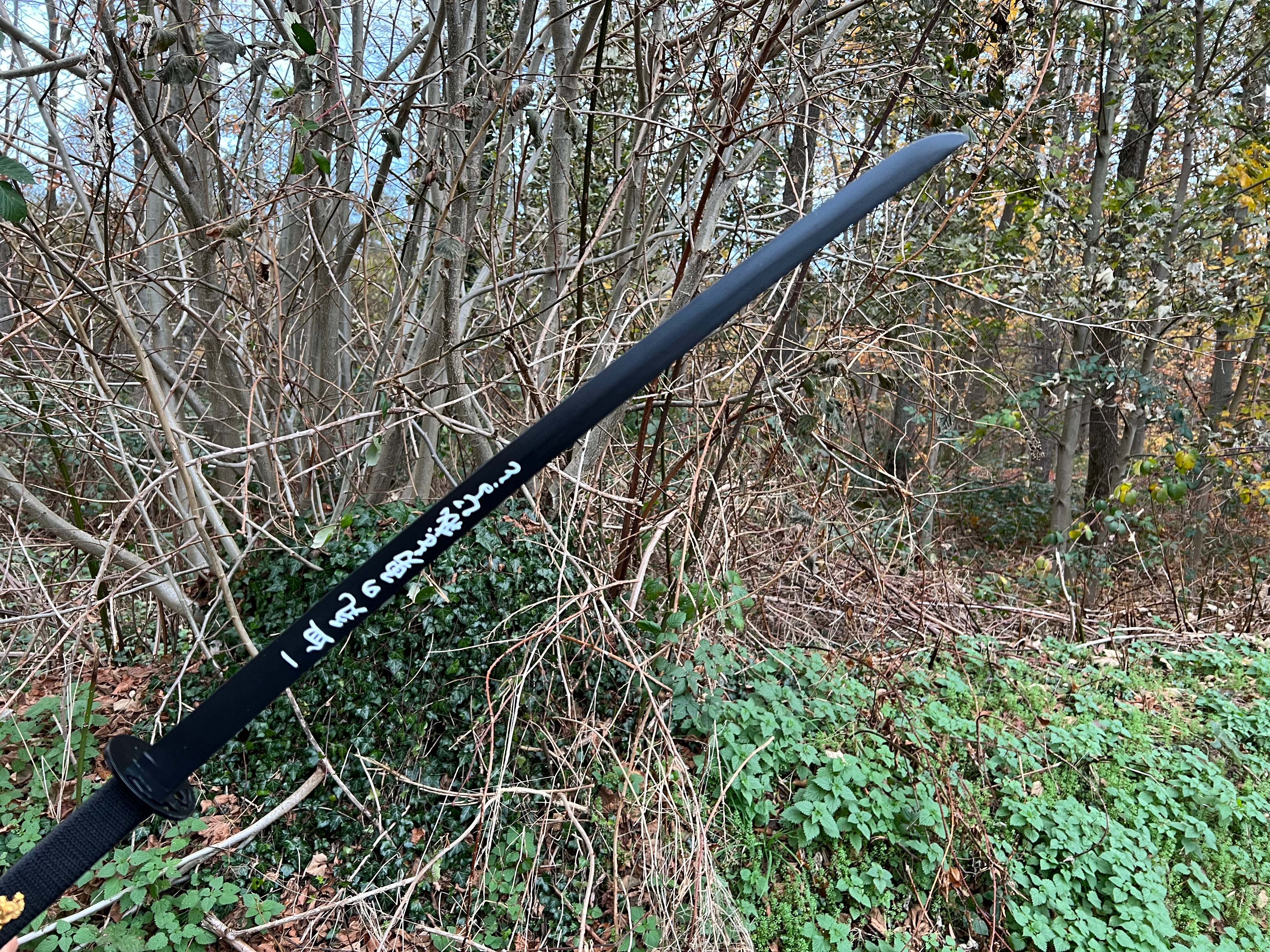 Ninjato in black