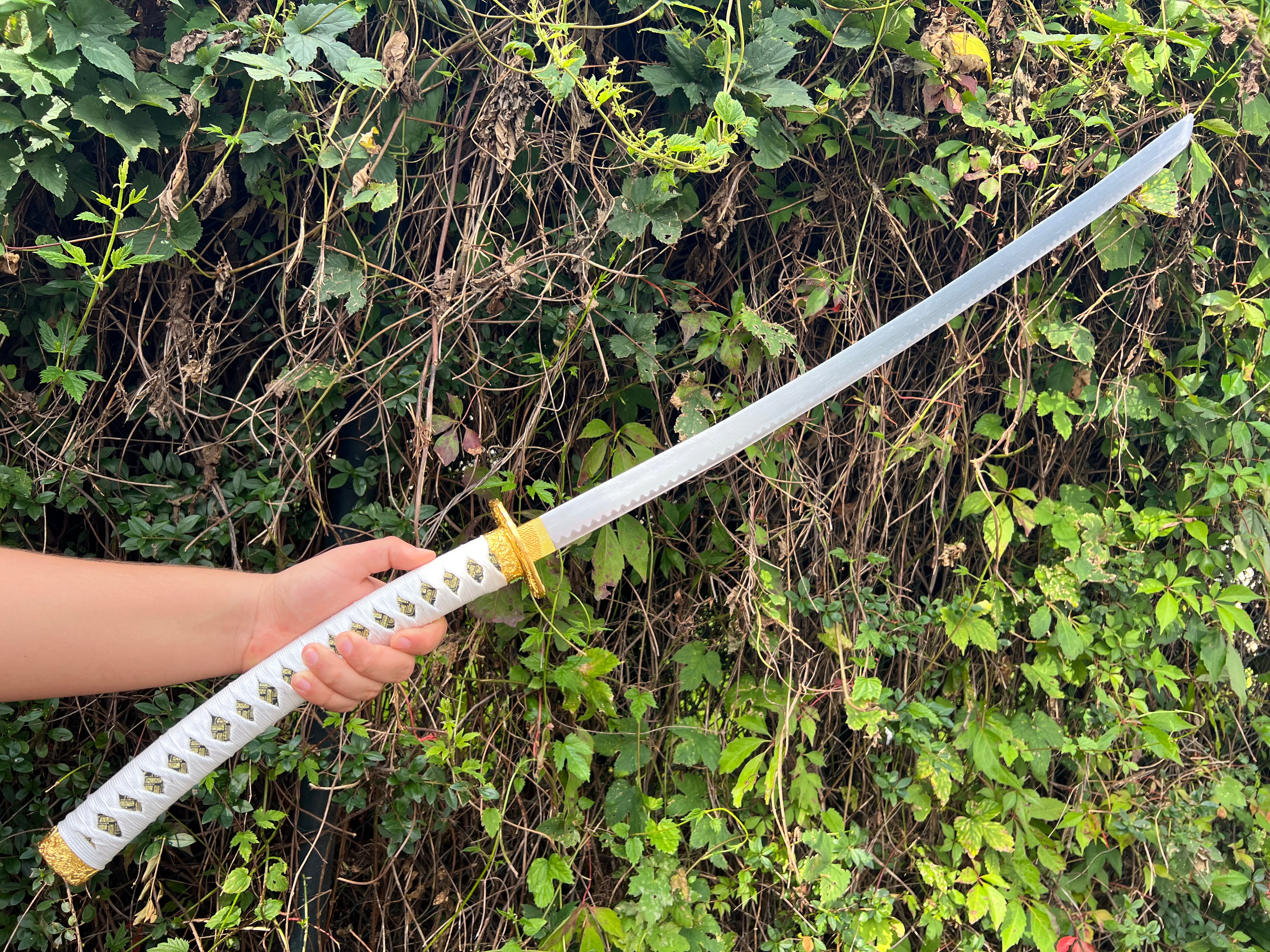 Katana Gold/White Decoration