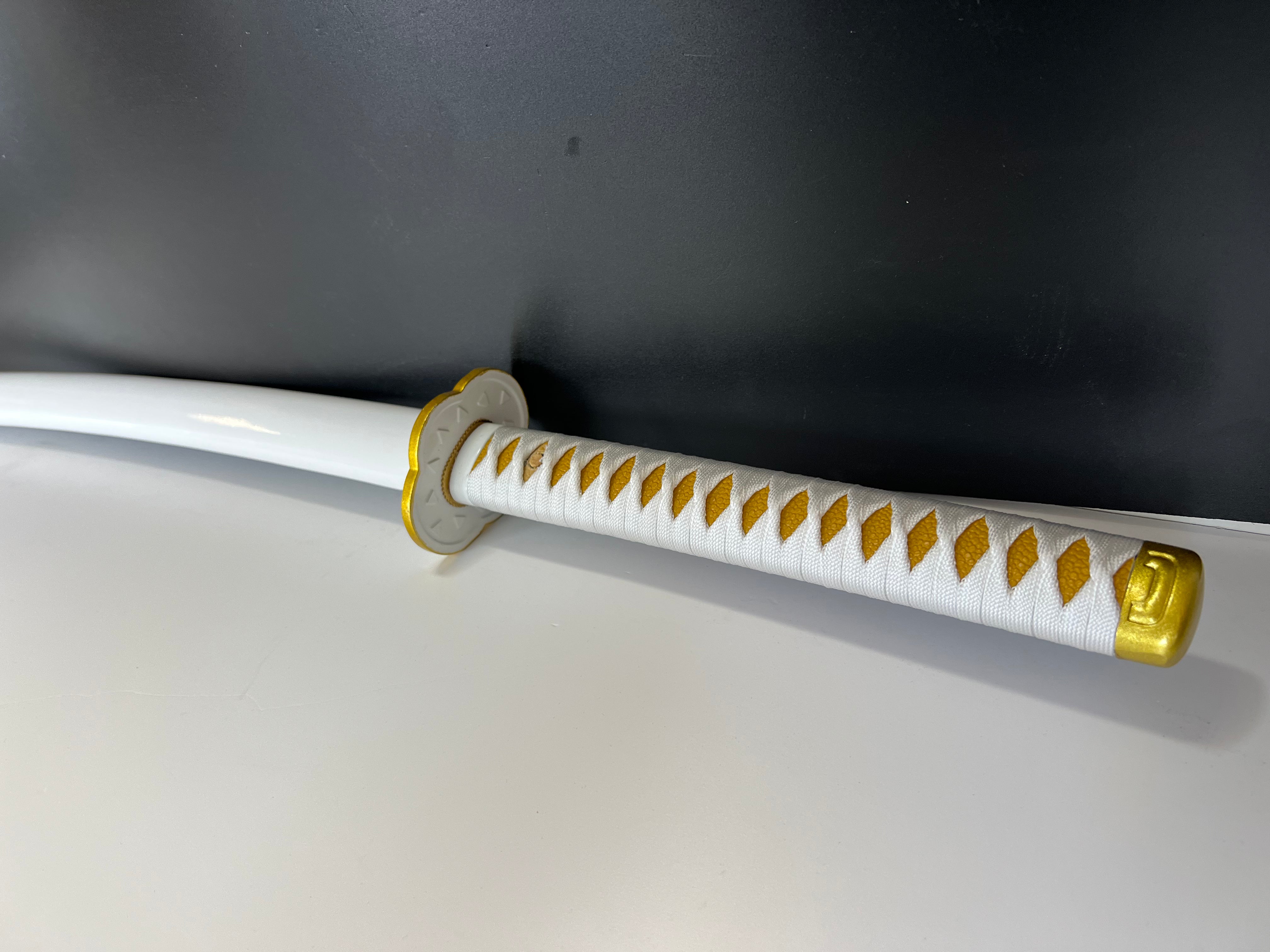 Zenitsu Handgeschmiedete Kampfbereite Katana - Demon Slayer: Kimetsu No Yaiba